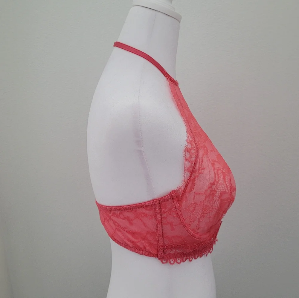 36 C VS Halter Lace Bra - Picture 3 of 7